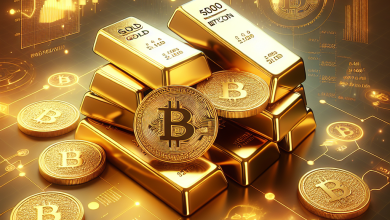 قیمت بیت کوین در سال ۲۰۲۵ با رسیدن طلا به ۵,۰۰۰ دلار چه خواهد شد؟